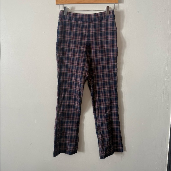 Urban Outfitters Plaid Pants – Blue & Purple – Size 6 – Side Zip – Flawed - Picture 1 of 6